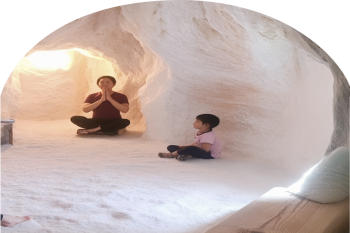 公司内部盐洞瑜伽室