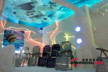 身临其境体验海南离岛奇妙的现代化山洞盐疗房