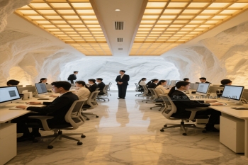 云南盐疗房办公区主题包装 室内洞穴氛围感好选择