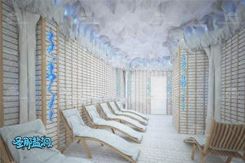 山东山里娃养生盐砖盐墙盐疗屋 市区的天然盐氧吧