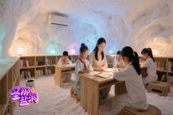 江苏生态健康主题盐洞托管班 总有一处景观是孩子的菜