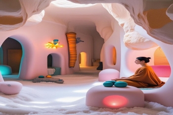 北京厂家聊一聊有关盐疗房禅室的搭配及装饰问题