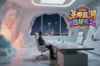 应该怎样设计装饰洞穴盐疗屋空间 来看看这厂家的案例