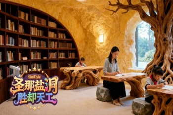 通过空间非传统进展定义上海这家盐疗屋读书室