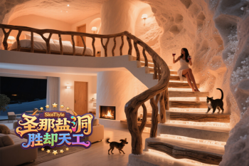 辽宁仿真山洞盐疗房酒店是实用简洁轻松时尚的空间