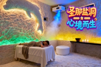 珠江蓝海国际盐洞呼吸理疗设计线条流畅美外观