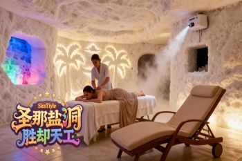 山东盐洞医美馆琥珀小屋与自然共生的现代设计