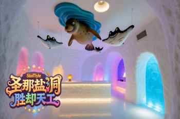 浸入甘肃陇南白色梦幻空间 体验山洞盐疗屋双重疗愈