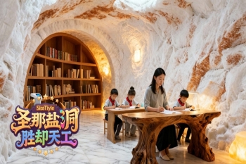江苏盐城巧妙设计的盐洞托管班隐藏在洞穴之中非常具私密性